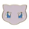 Mew Stud Earring - Pokemon Centre Japan Original -TRAINERHUB Sales PKMCJP EARRING MEW