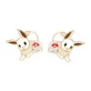 Eevee With Pokeball Earring (Piercing) Pokemon Center Original Pokemon Accessory -TRAINERHUB Sales PKMJP EEVEEBALL
