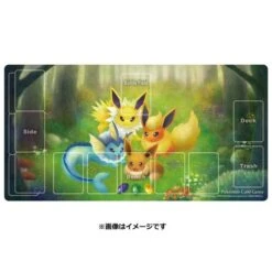 Eevee Vaporeon Jolteon Flareon Pokemon Center Original Playmat