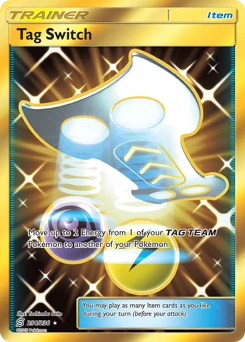 POKEMON Tag Switch SECRET HYPER RARE (254/236) Unified Minds